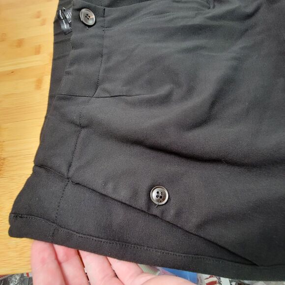 Universal Standard Women XL 26-28 Audrey Pants Tailored Ponte Taper Black Dress - Picture 3 of 5